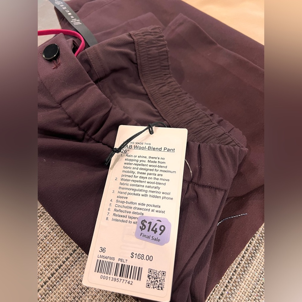Lulu lemon lab pants